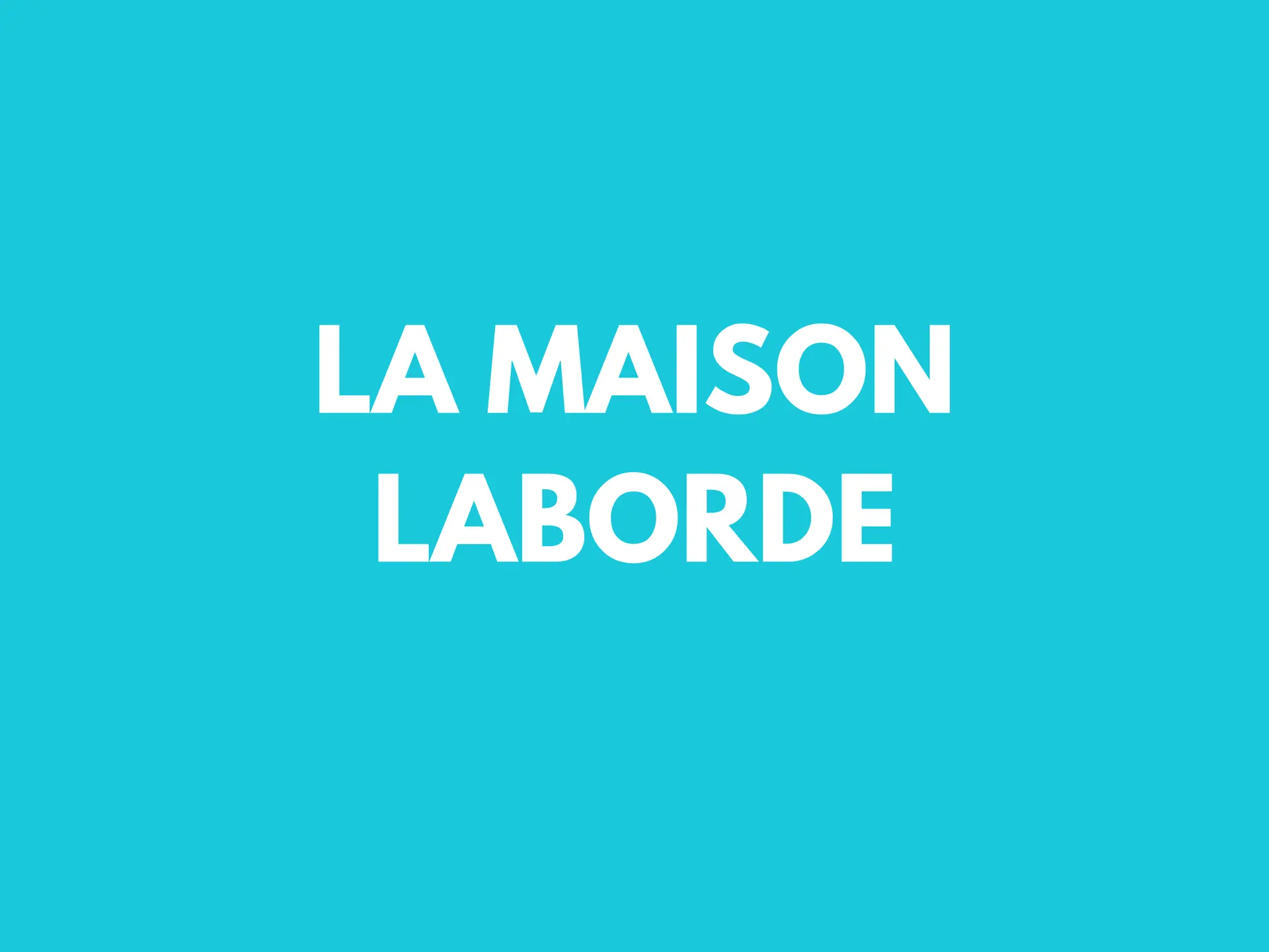 maison laborde