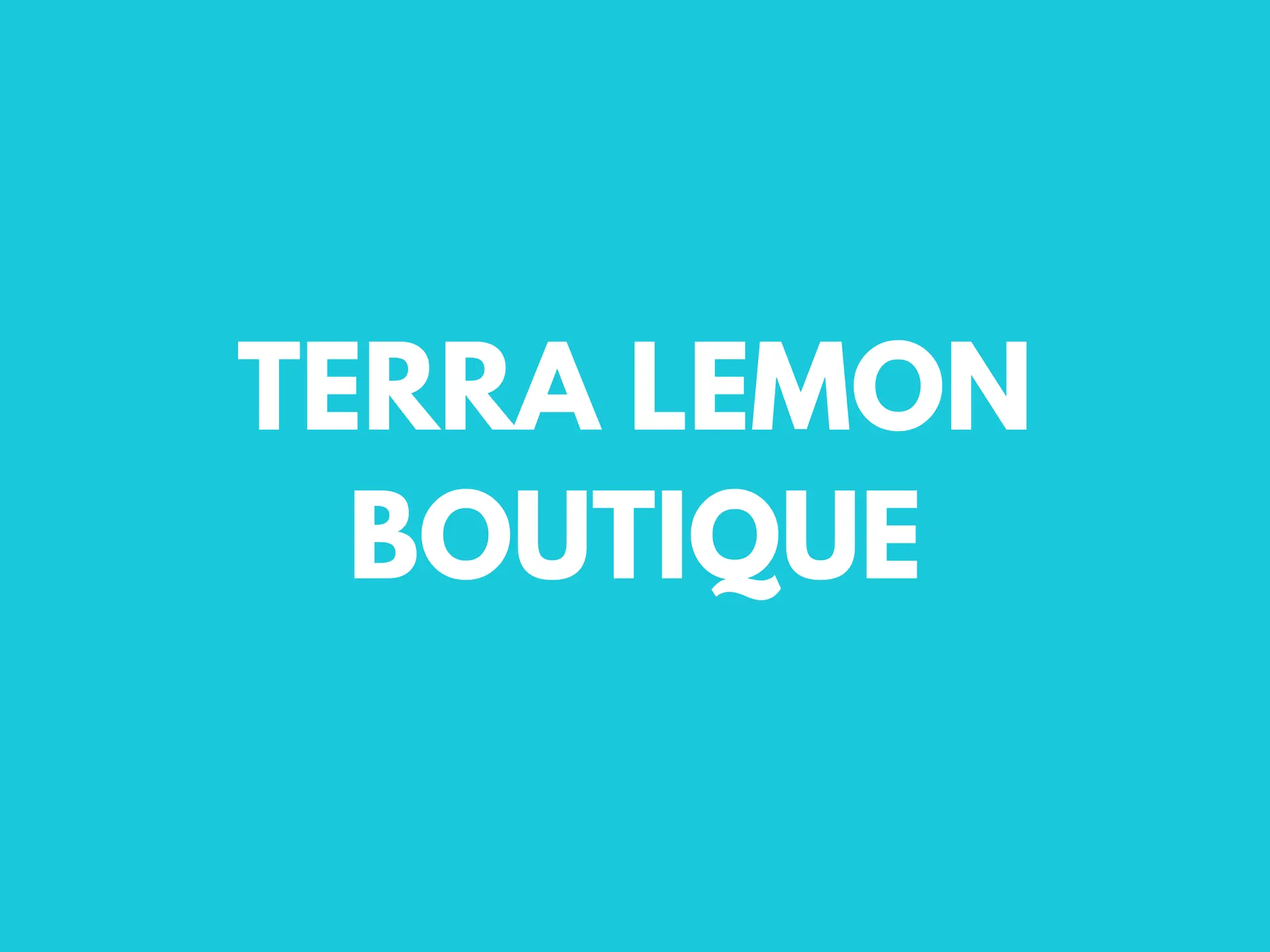 terra lemon boutique
