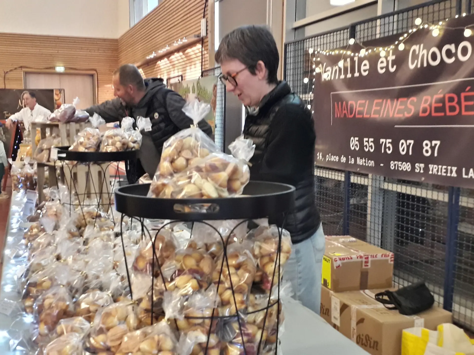 vanille et chocolat madeleine Bébé