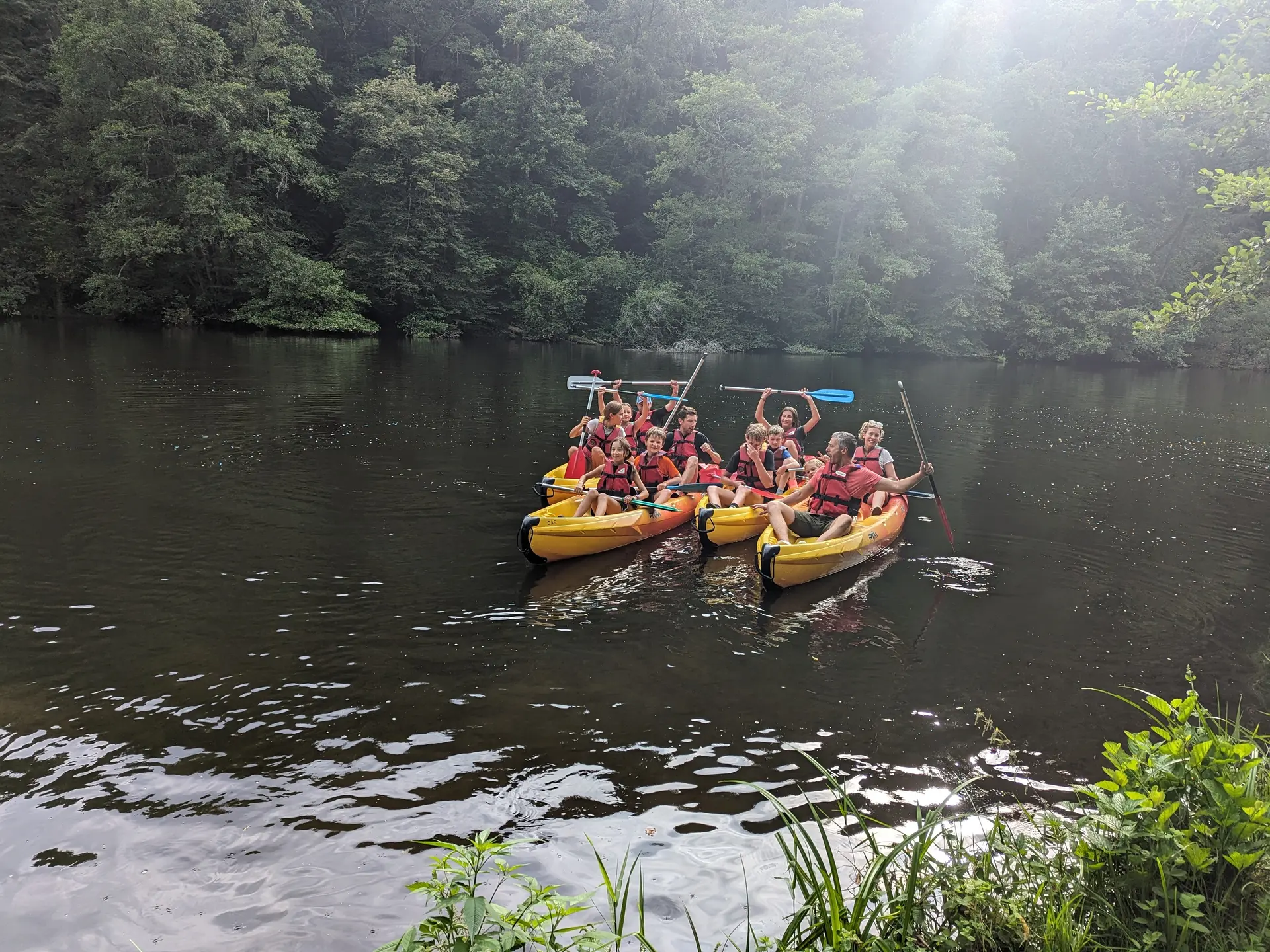 Descente en canoë de la vienne