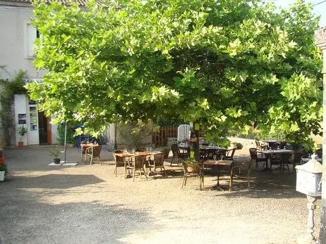 Terrasse auberge du château