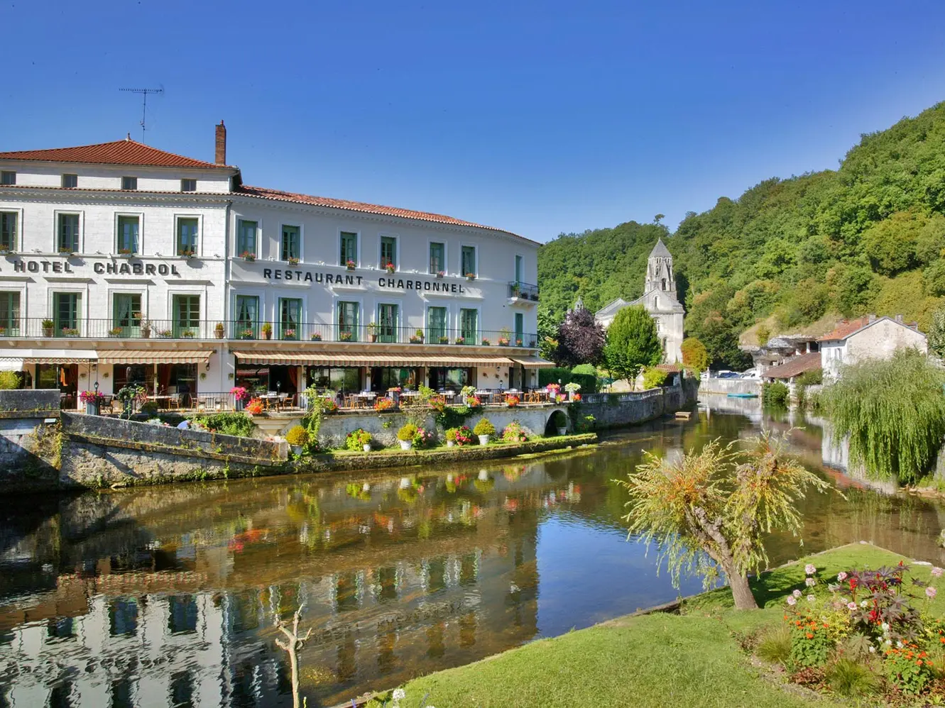 Hôtel-restaurant Charbonnel à Brantôme