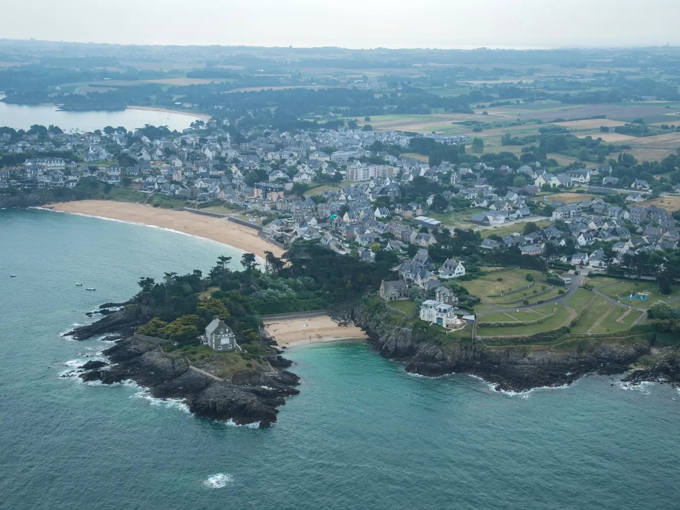 Plage du Nicet vue du ciel