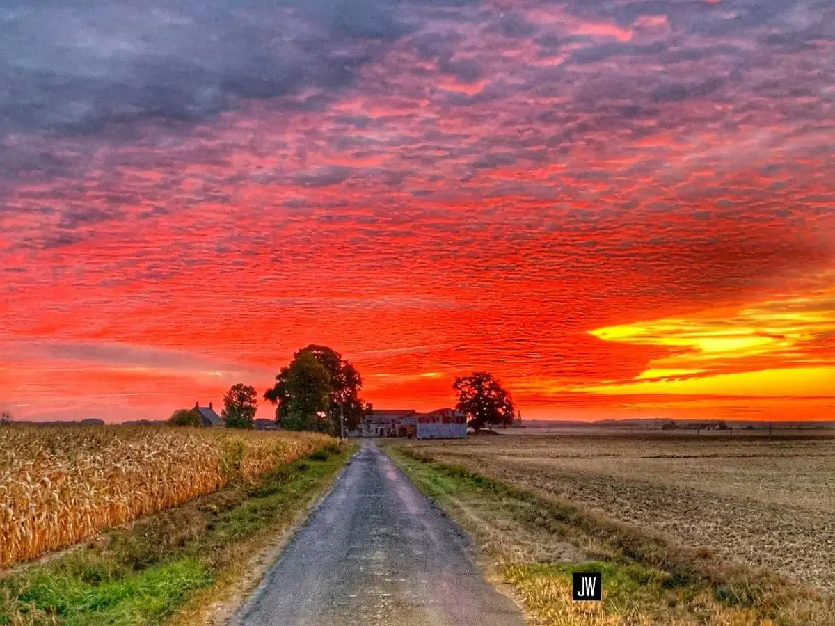 Villeperdue - Coucher de soleil  © Guillaume Lacroix Photos Jiwen