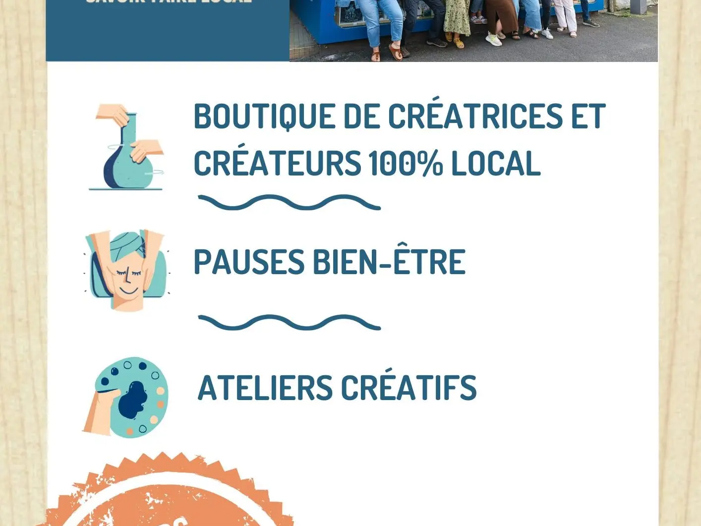 Cours d'ateliers créatifs à l'année