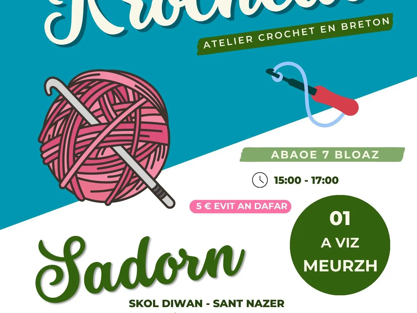 Atelier crochet en breton