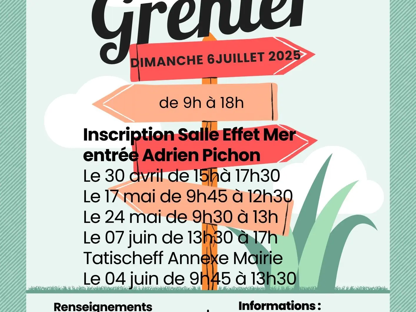 Vide-Grenier : permanence d'inscription