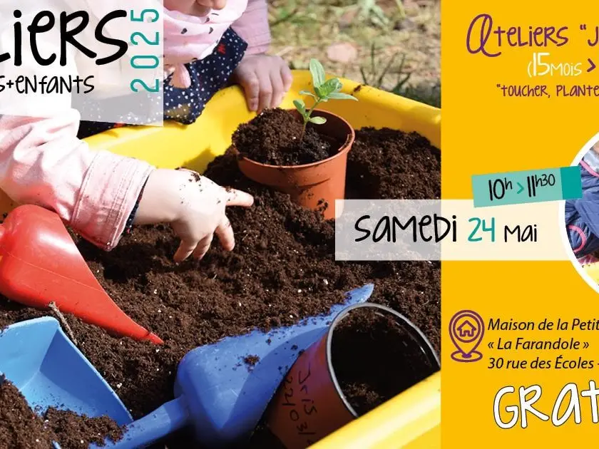 Atelier jardinage 0-4 ans