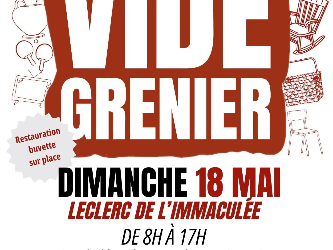 Vide-grenier des Fréchets Basket Club