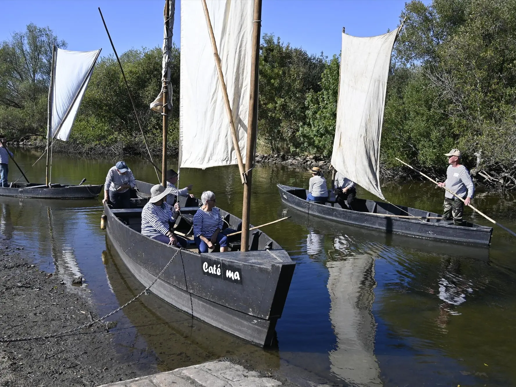 Navigation voile et perche