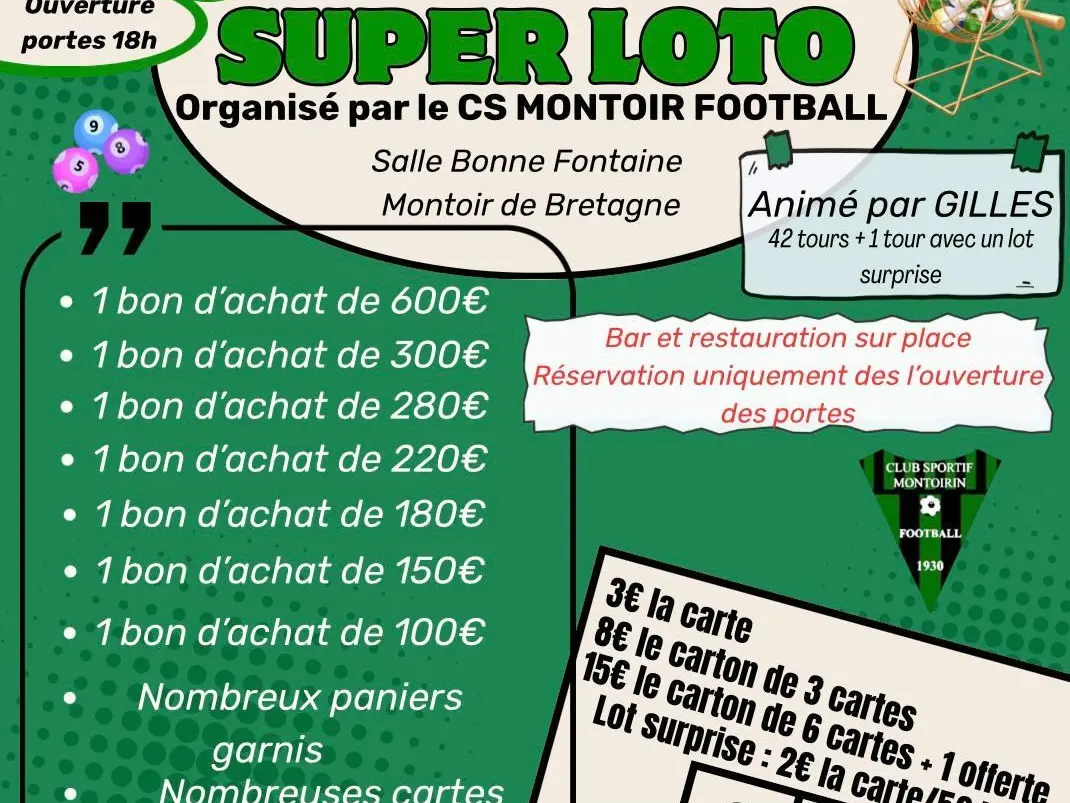 Loto CS Montoir foot 28/11/2025