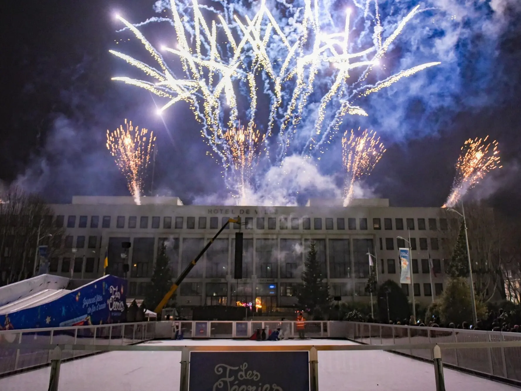 Feu d'artifice place Blancho