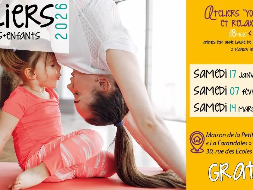 Atelier yoga ludique et relaxation pour enfants et parents