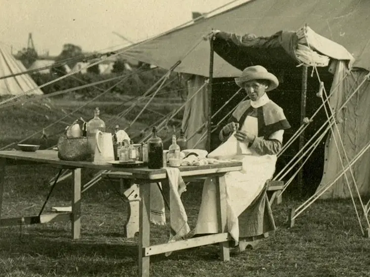 Pharmacie du camp sanitaire anglais