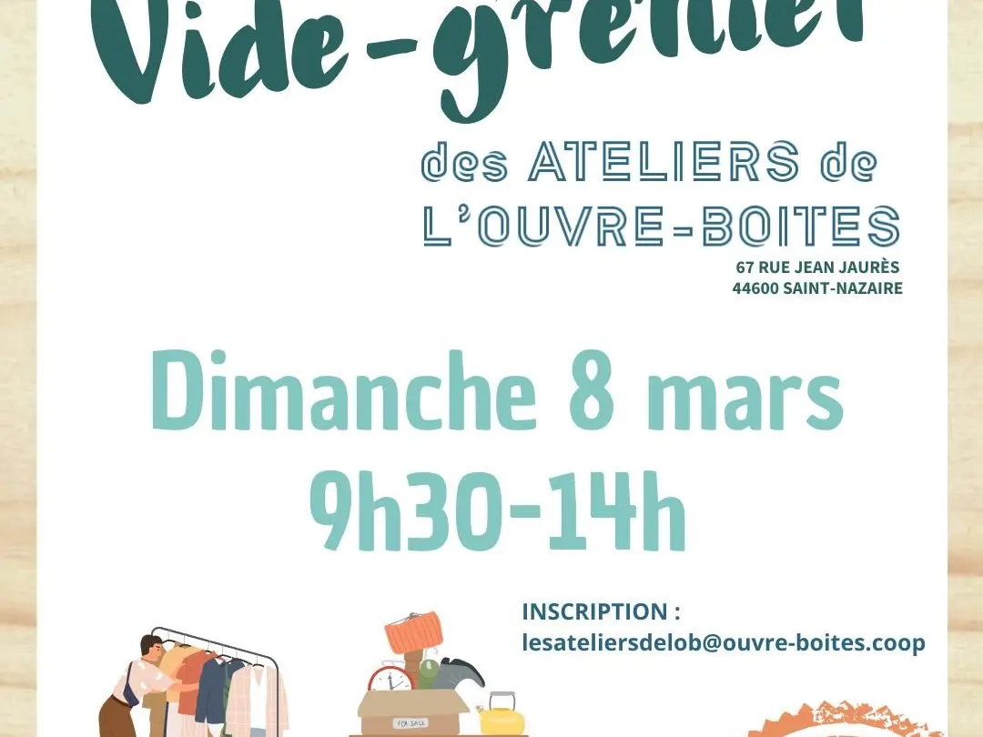 Vide-grenier Ateliers de l'Ouvre-Boîtes