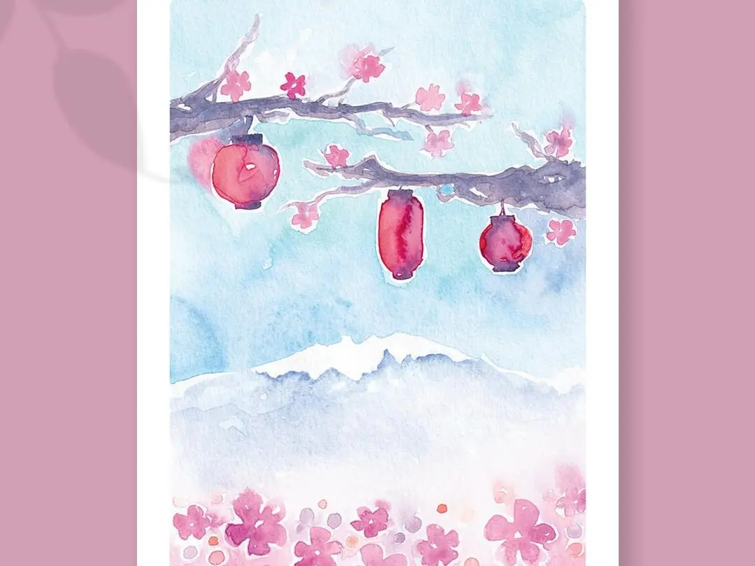 Vue sur le Mont Fuji