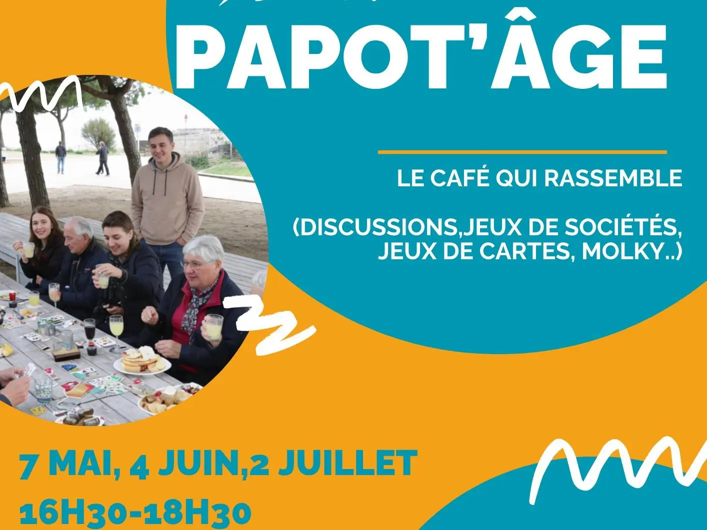 Affiche Café papotage