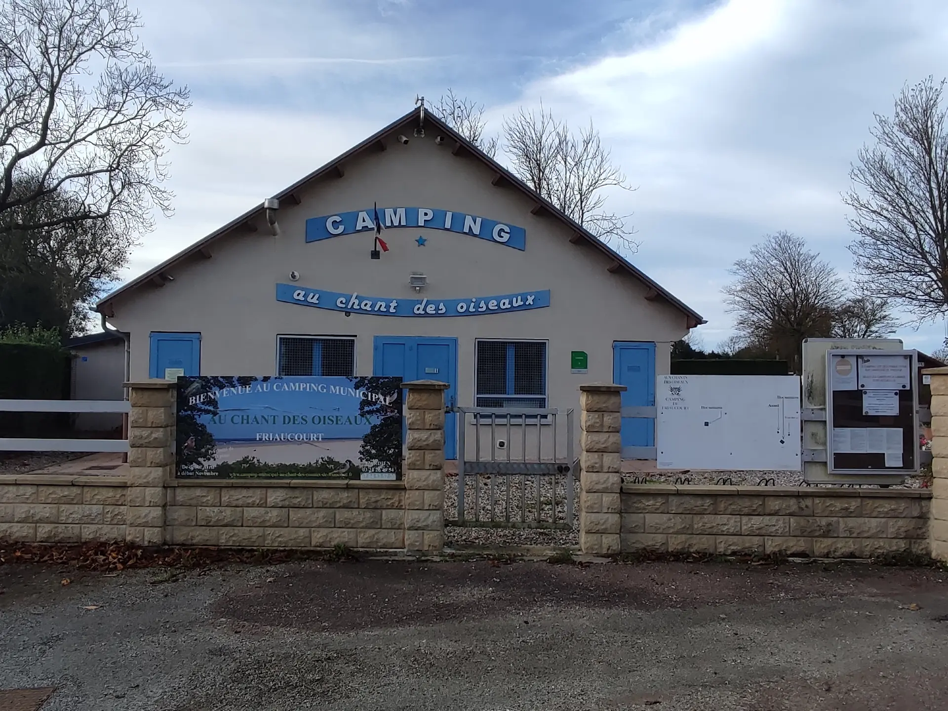 entrée camping