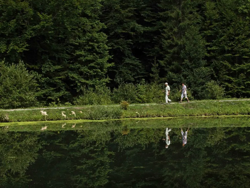 Parcours santé du lac de la Crossetaz à Habère Lullin