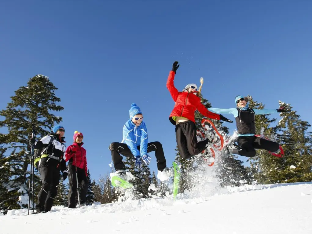 Raquettes à neige à la Coche