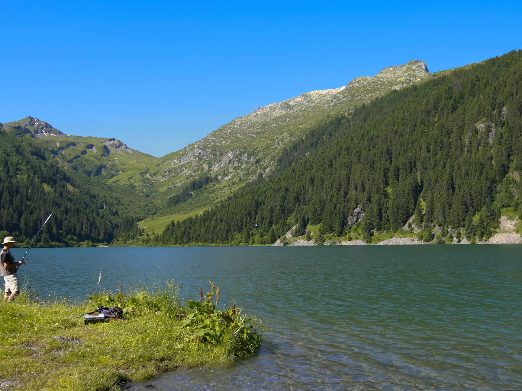 Pêche sur la commune d'Hauteluce