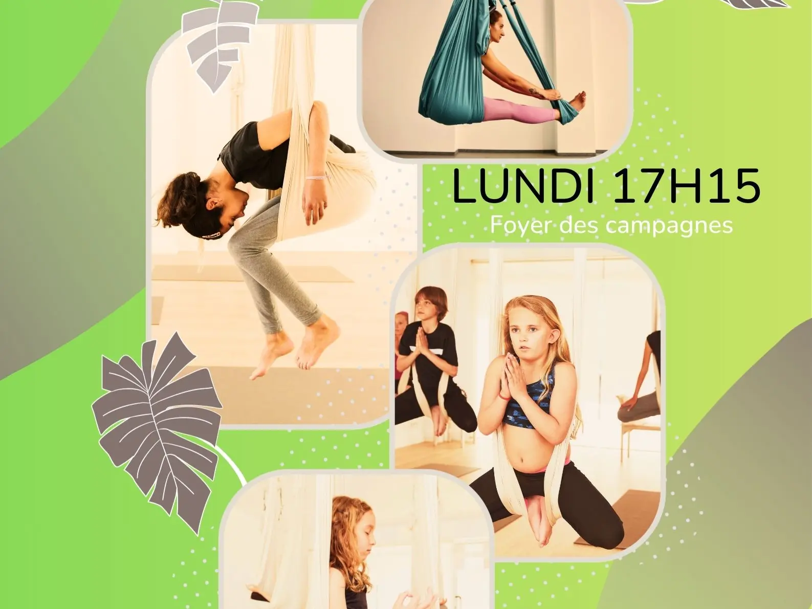 Yoga aérien pour enfants