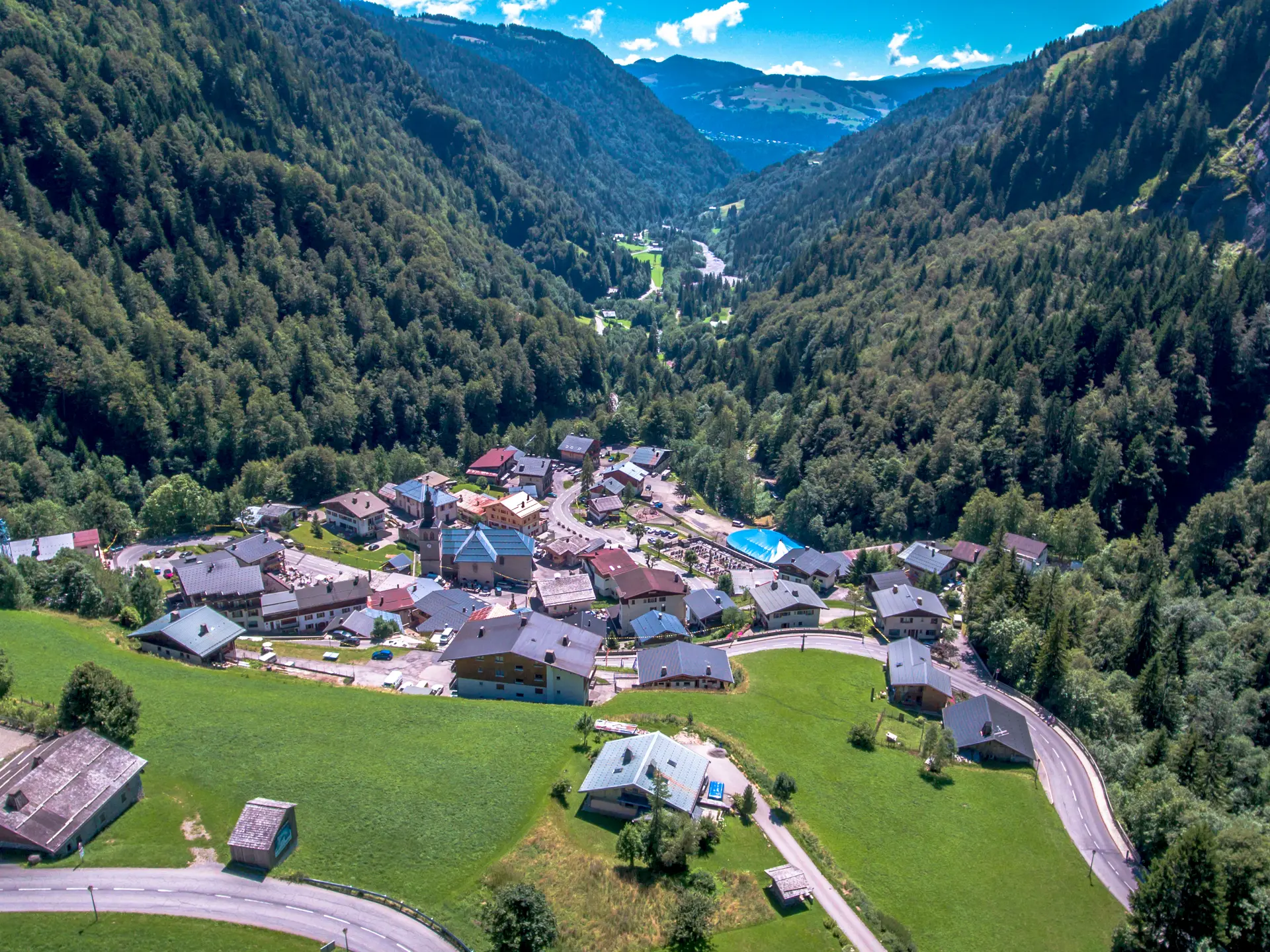 Village de la Giettaz en Aravis