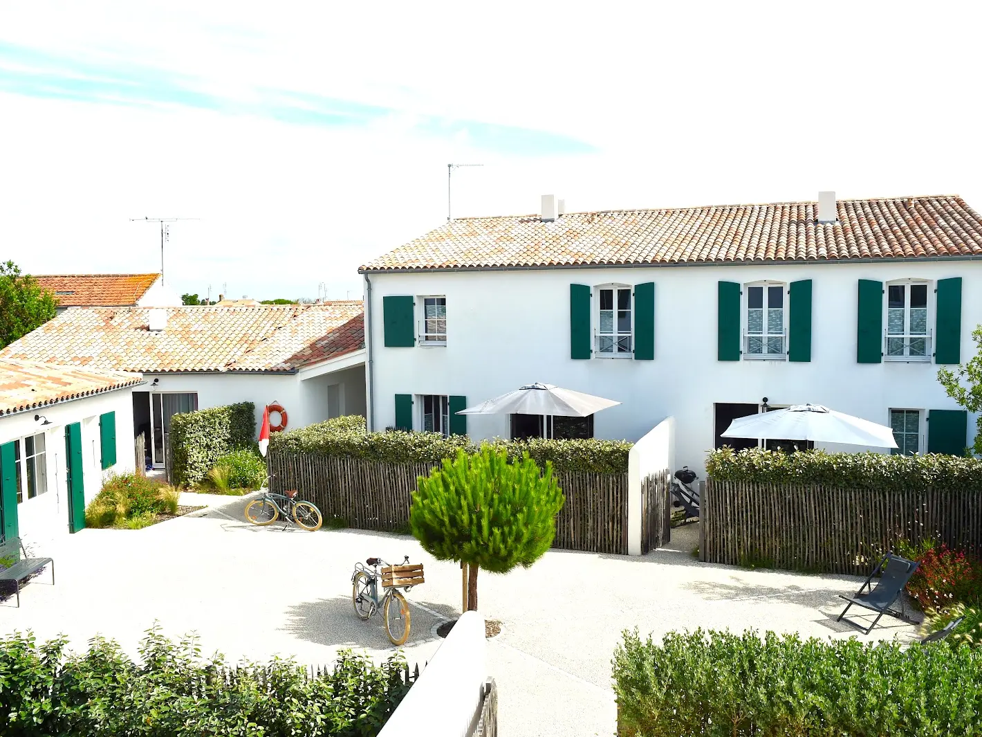 A bird's-eye view of the Clos des Vieux Moulins