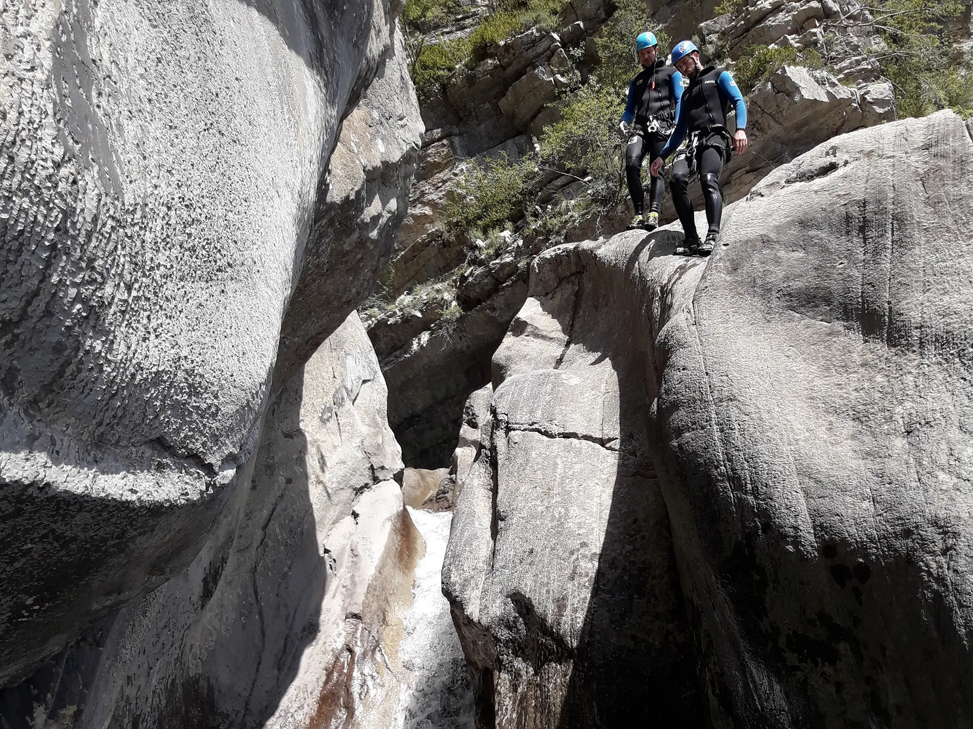 Jacques Le Hir : canyoning