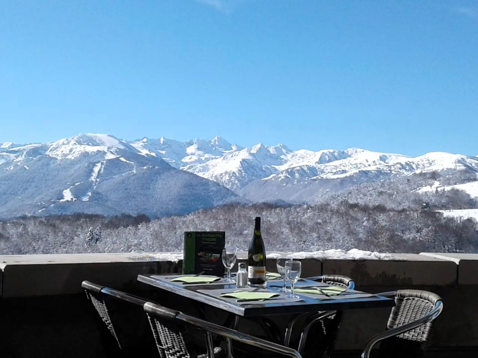 Vue panoramique depuis la terrasse