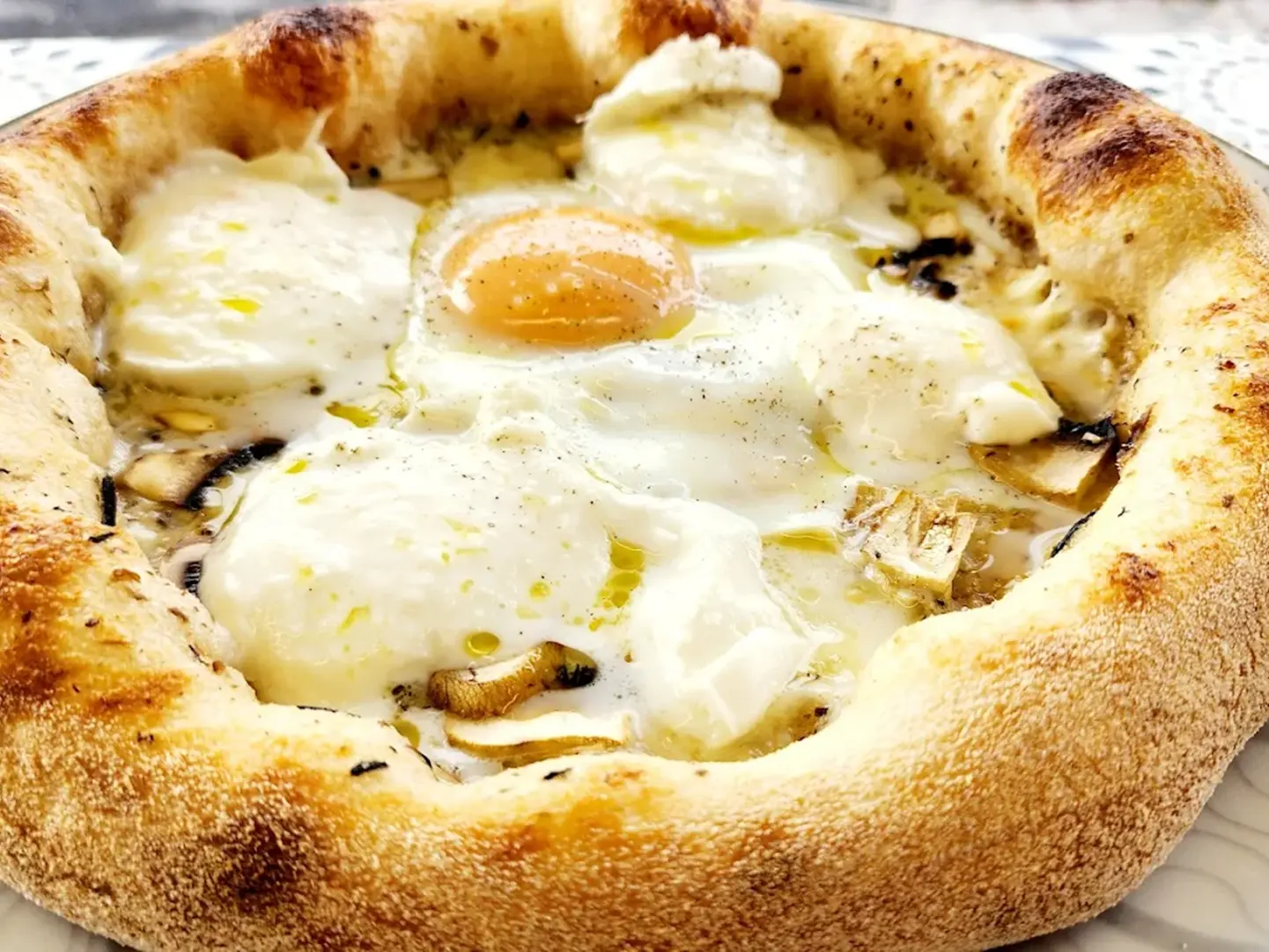 Présentation de pizza