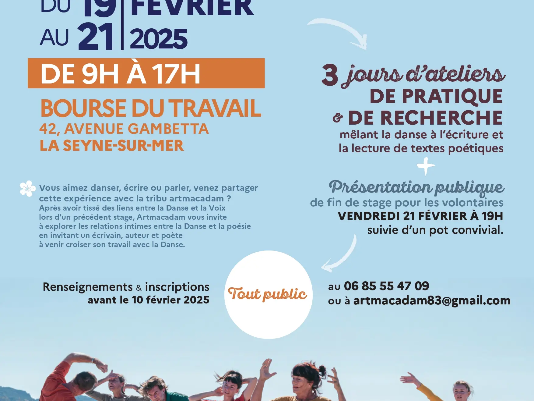 Stage danse et poésie - Artmacadam