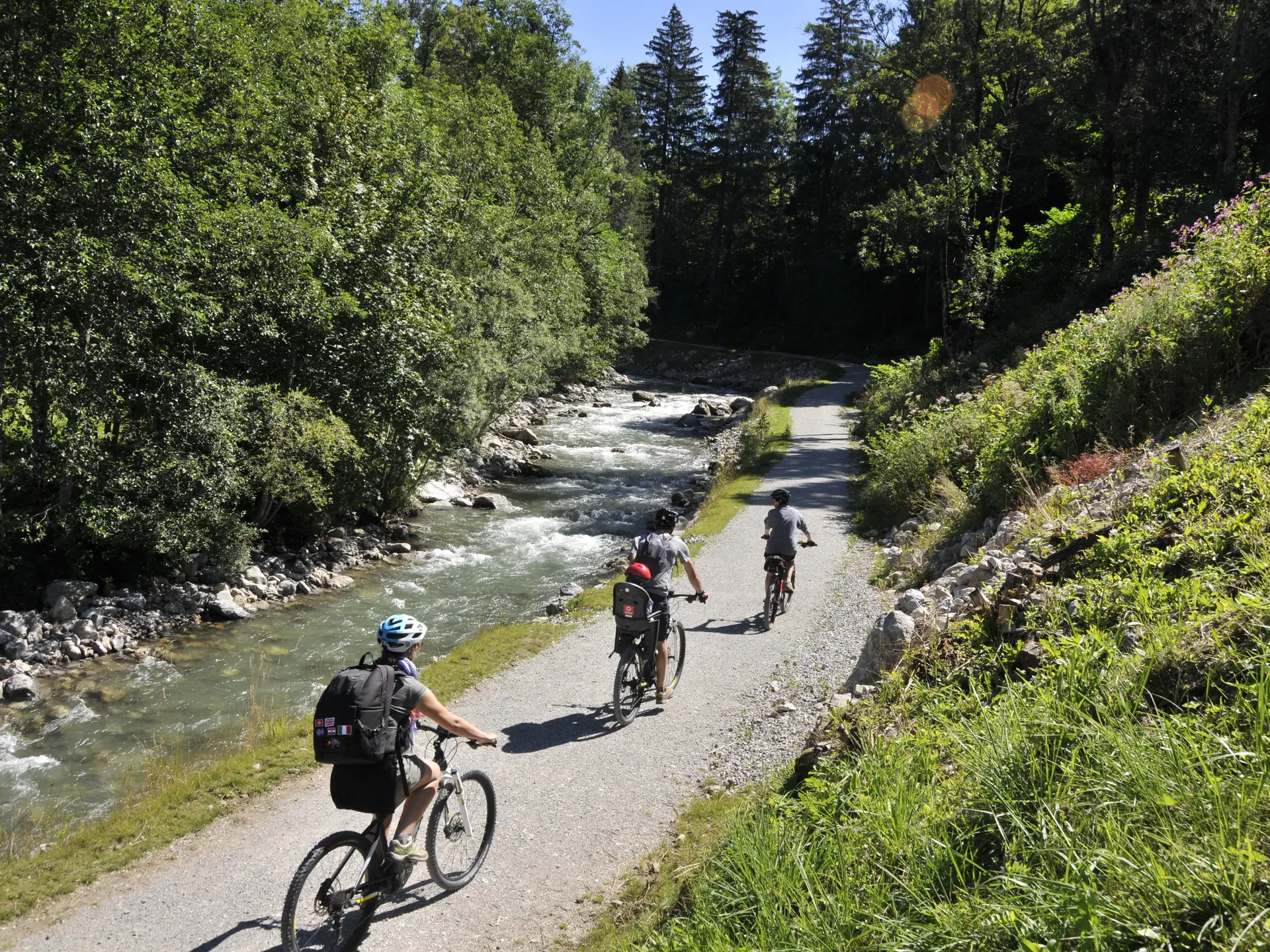 Sortie VTT électrique accompagnée à Abondance