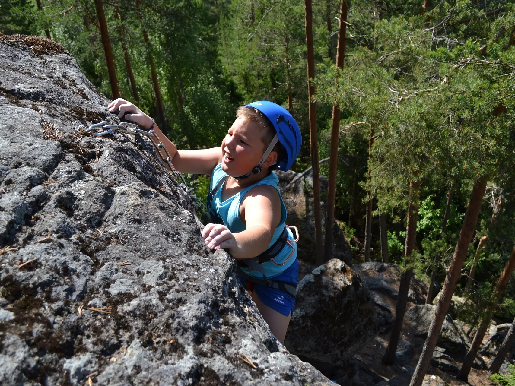 Cours d'escalade à Sisteron