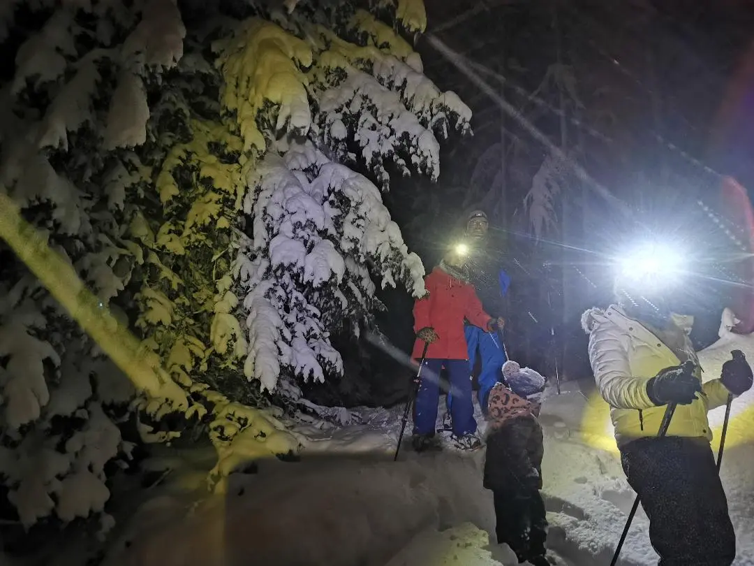 Raquettes sous les étoiles avec Snocool_Sainte-Foy-Tarentaise