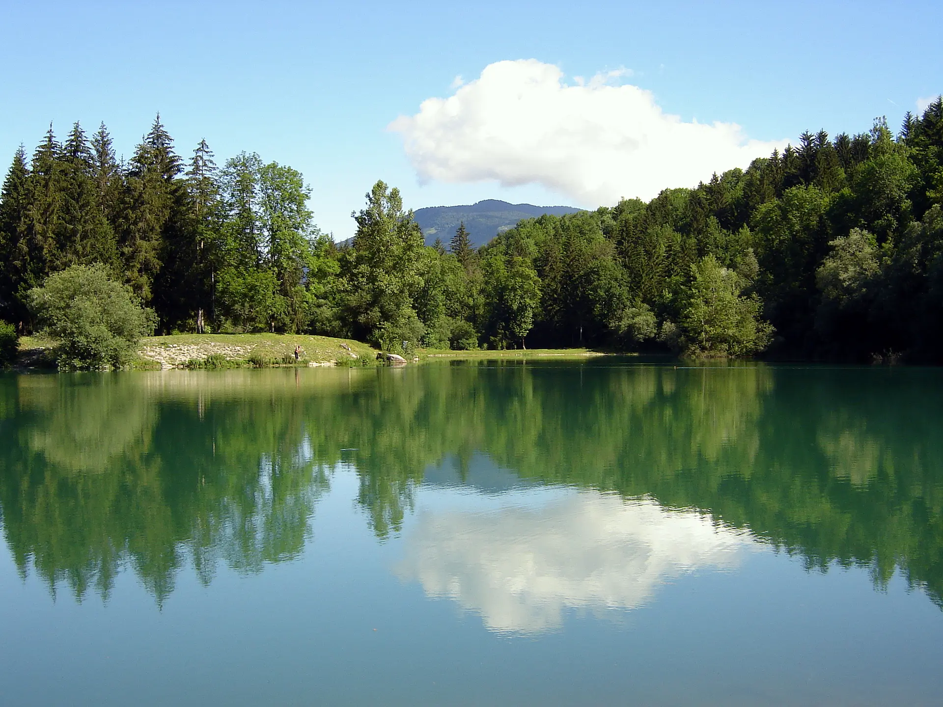 Plan d'eau de La Motte-en-Bauges