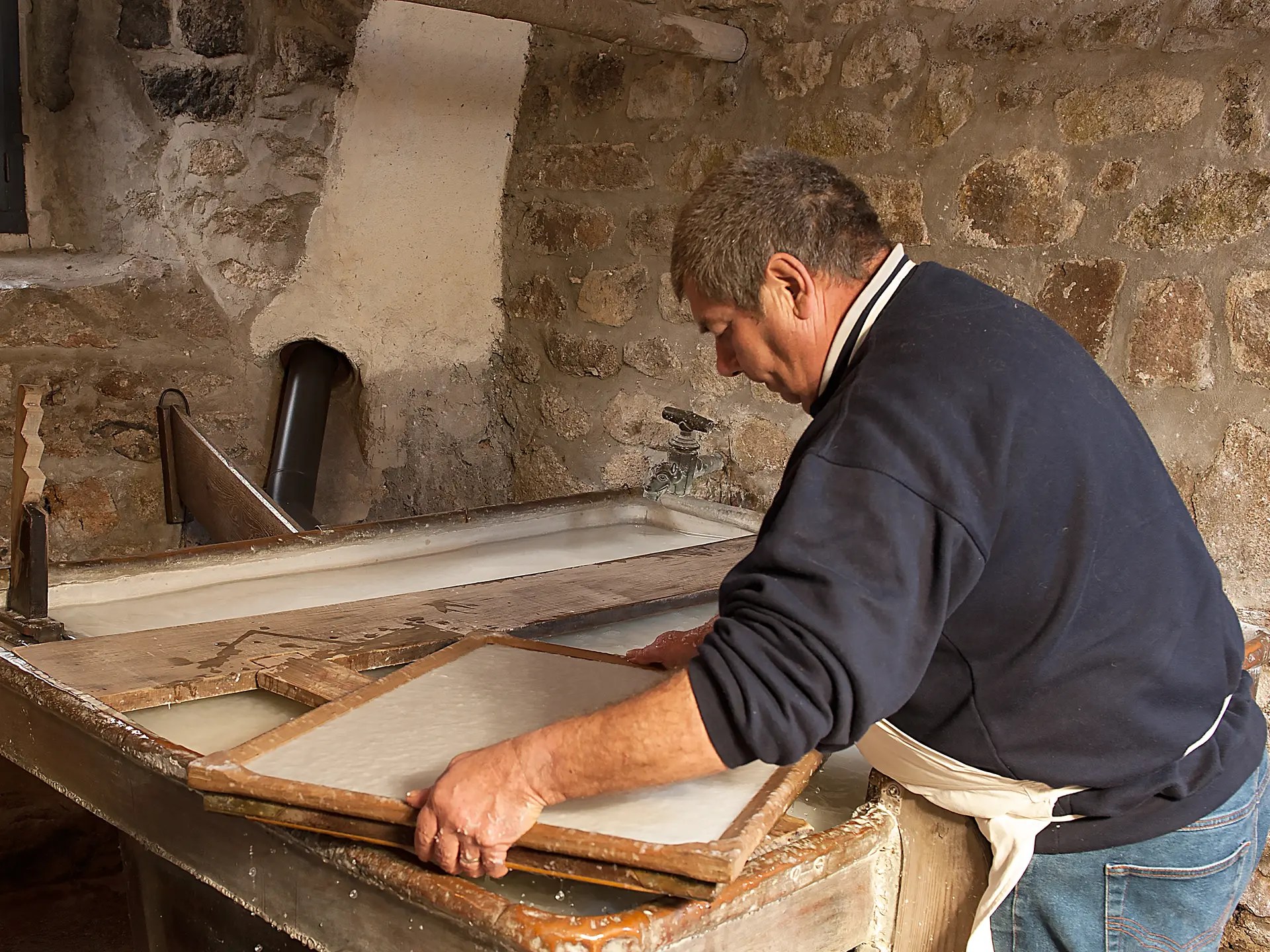 Fabriquez votre feuille au Moulin de Richard de Bas