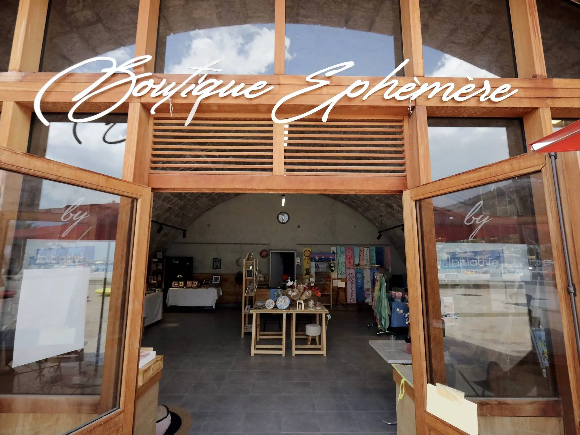 Entrée de la boutique