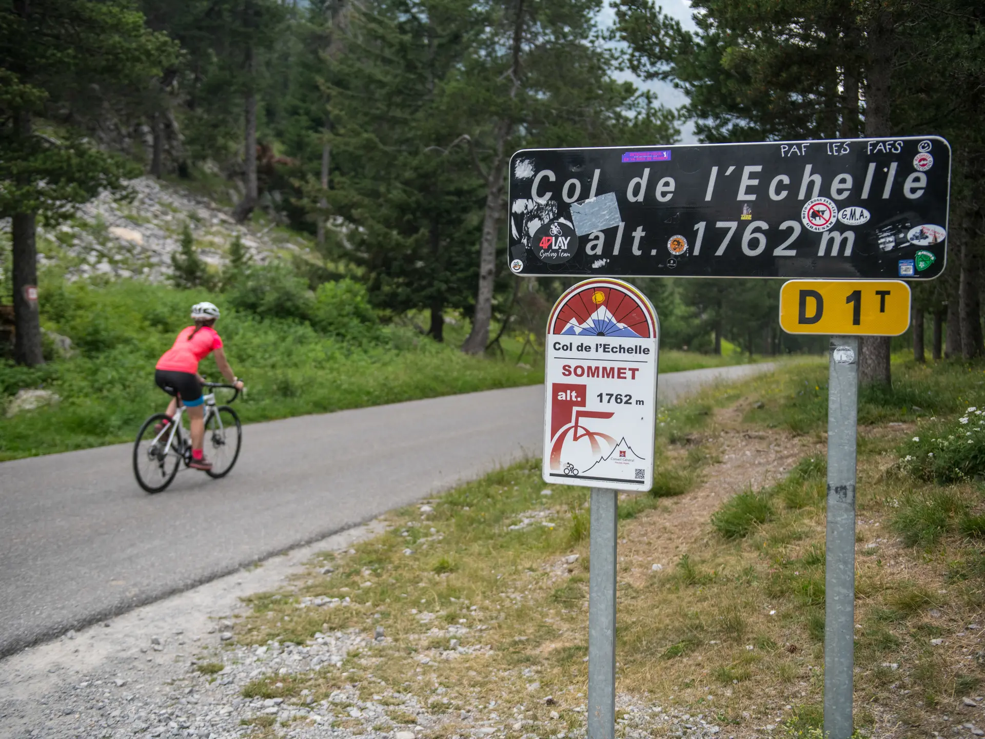 Le Col de l'Échelle à vélo