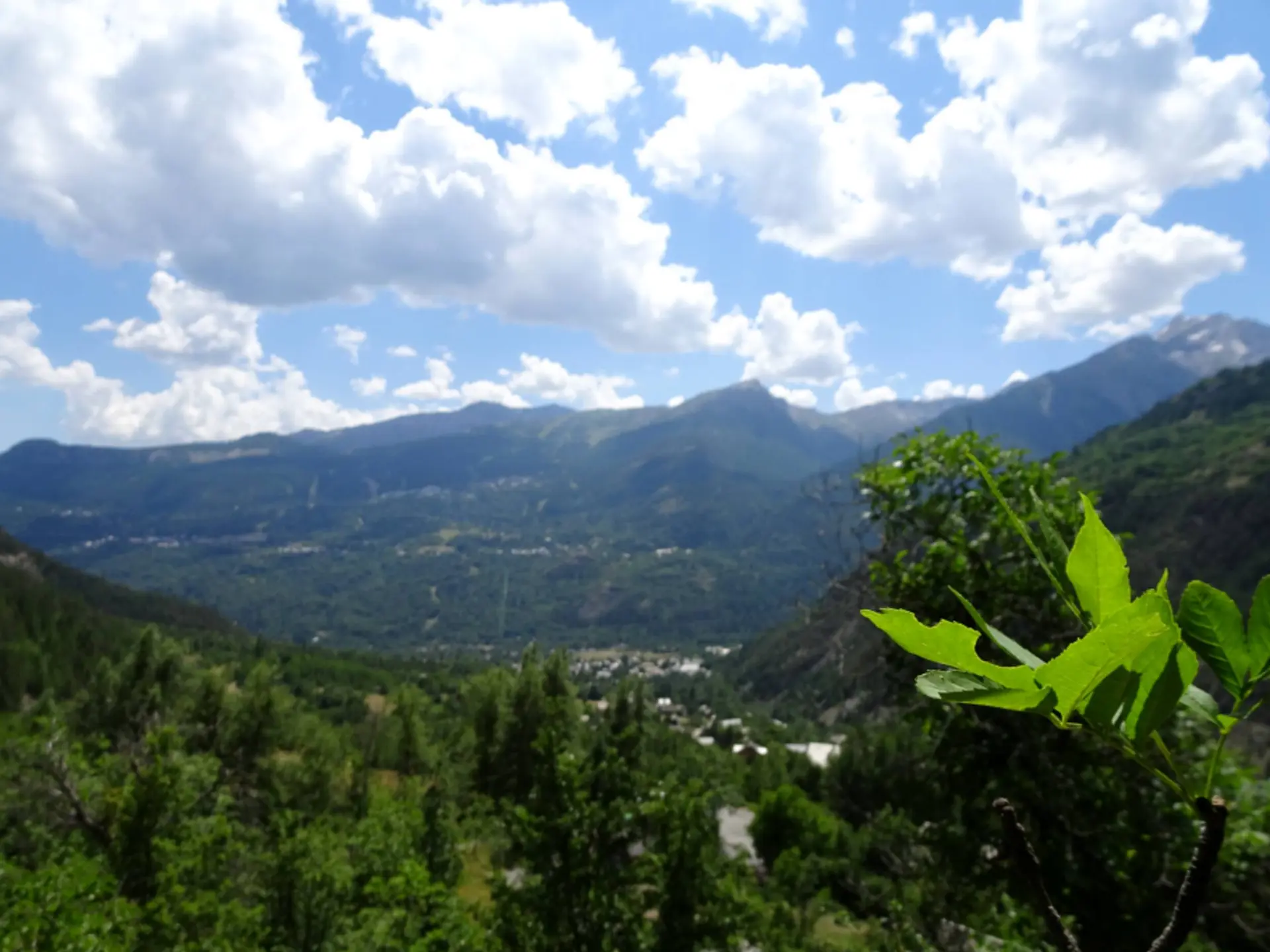 Vue sur la vallée de Vallouise