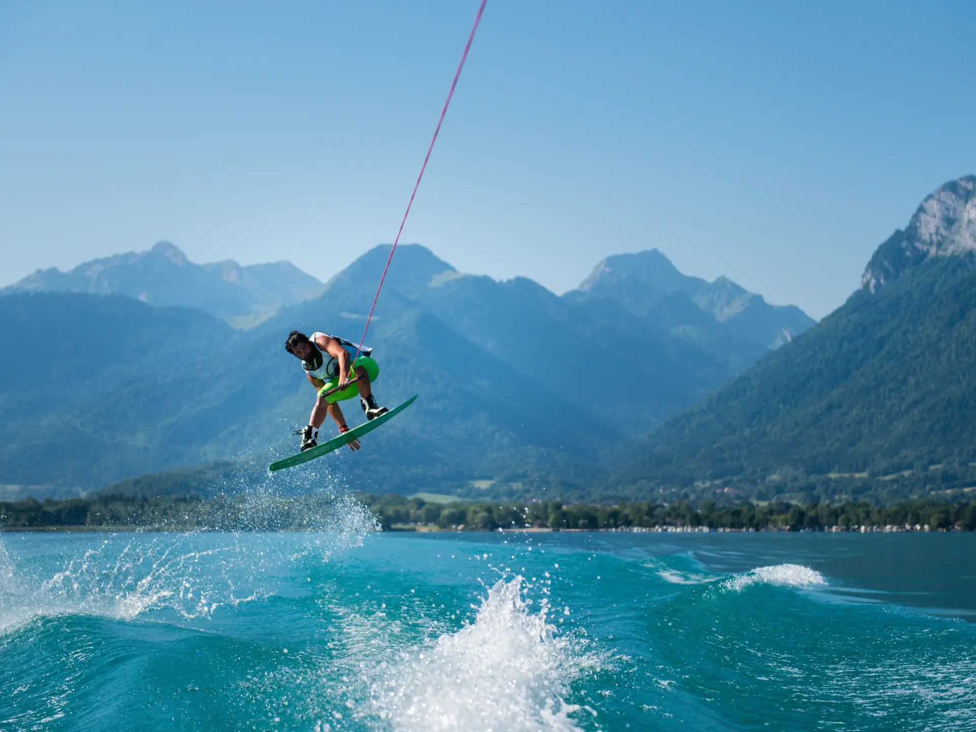 session de wakeboard