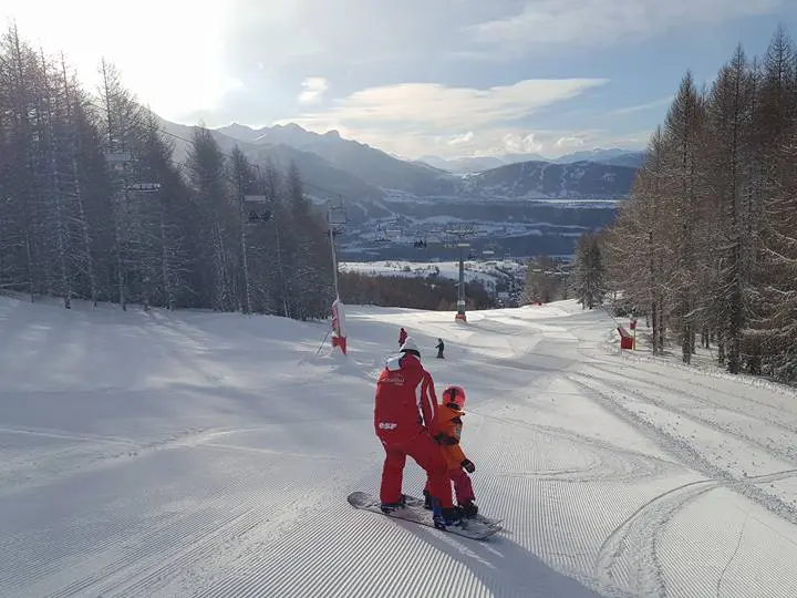 Initiation au snowboard avec l'ESF de Chaillol