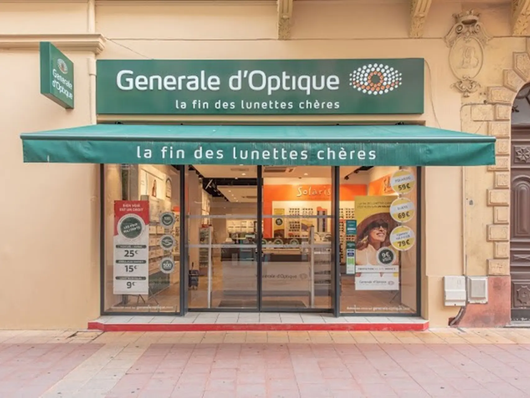 Vue de l'entrée