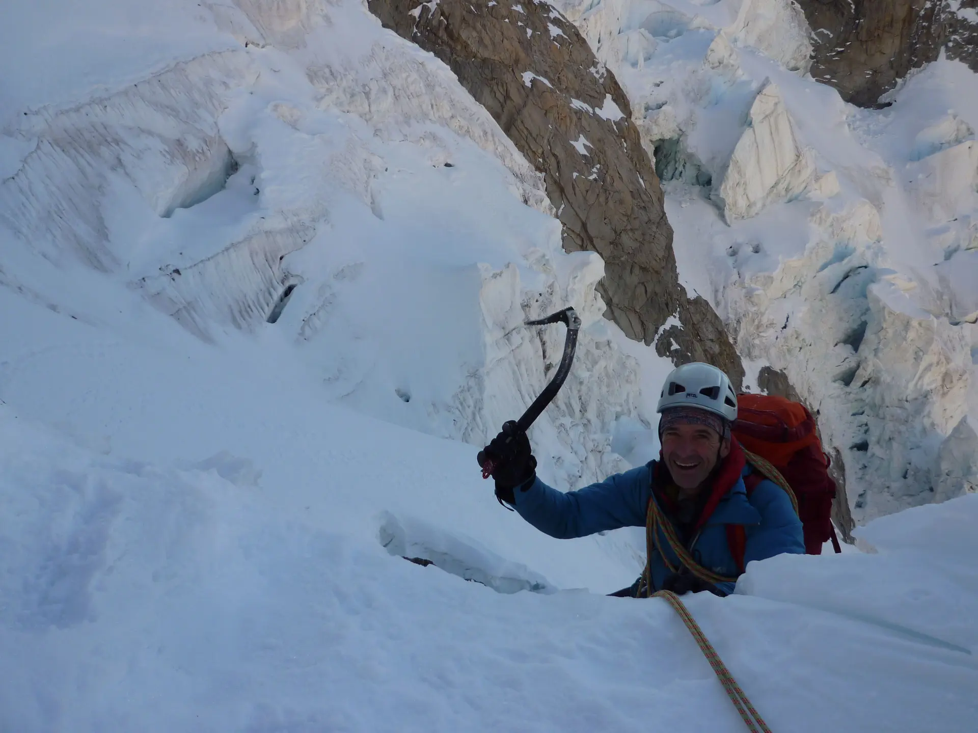 Michel Coranotte : cascade de glace