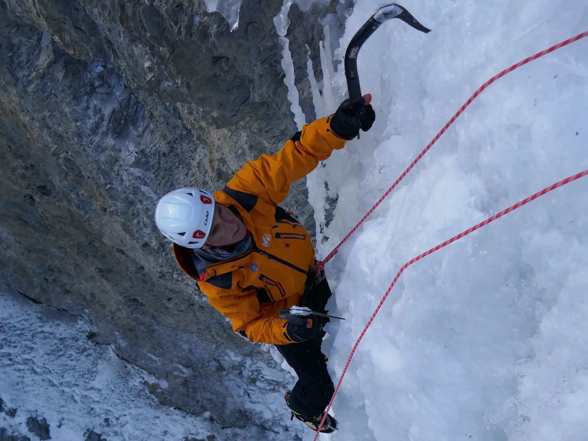 Jacques Le Hir : cascade de glace