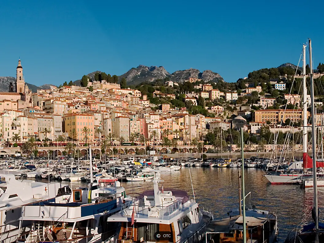 Vue générale de Menton