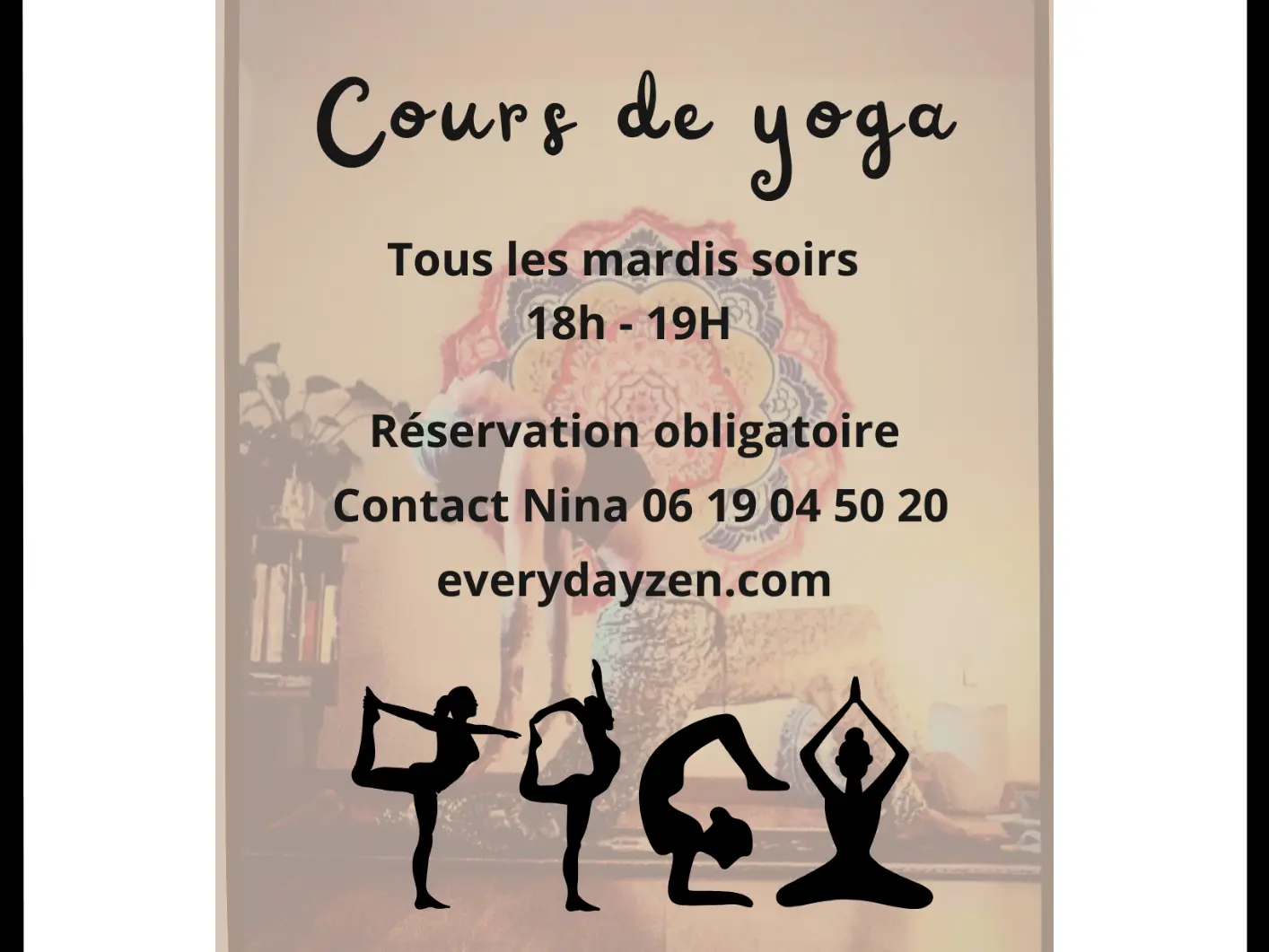 Cours de Yoga au Rétro
