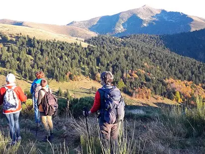 marche douce sur les hauteur d'Ax Les Thermes