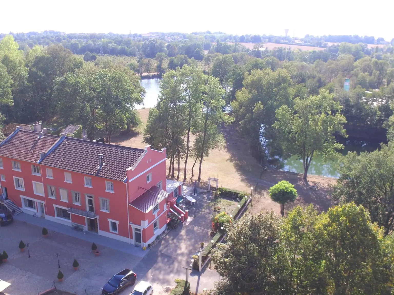 Vue aérienne du Domaine