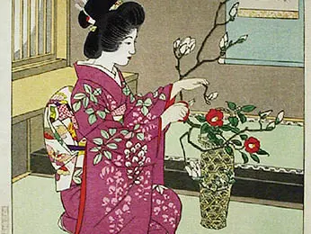 Art floral japonais